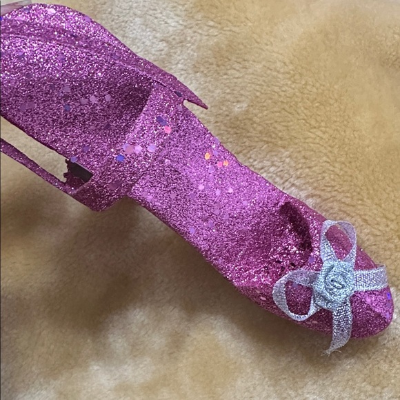Pink glitter high heel shoe tree ornament Christmas tree ornament - Picture 4 of 5